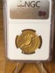 Ptolemaic Kingdom Av Gold Octodrachm 270 - 268bc Ngc Xf 5/5 3/5 Coins: Ancient photo 1