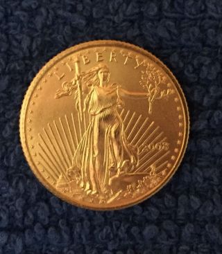 2008 1/4 Oz Gold American Eagle Coin photo