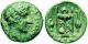 Ic Sicily,  Leontinoi Ae Tetras 405 - 402 Bc Coins: Ancient photo 1
