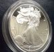 2001 - W 1 Oz Proof Silver American Eagle (w/box &) Coins photo 2
