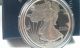 2001 - W 1 Oz Proof Silver American Eagle (w/box &) Coins photo 3
