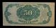 1875 Fifth Issue 50 Cents Fractional Currency Paper Bill W/ Pinhole Make Offer Paper Money: US photo 1