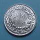 1964 - B Switzerland 2 Francs Silver Europe photo 1