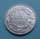 1955 - B Switzerland 2 Francs Silver Europe photo 1