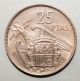 Spain 25 Pesetas 1957 (59) Uncirculated Coin - Franco Spain photo 1