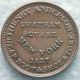 1837 Henry Anderson,  Mammoth Boot,  York,  Hard Times Token Ht - 219,  Low - 107 Exonumia photo 1