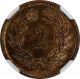 Switzerland Bronze 1919 - B 2 Rappen Ngc Ms65 Rb Lovely Red Toning Km 4.  2 Europe photo 3