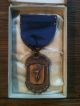 1933 George W.  Thompson Assoc.  Dieges & Clust High Jump Medal Ribbon Box Exonumia photo 1