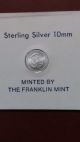 Franklin Jimmy Carter 10mm Sterling Silver Coin Exonumia photo 1