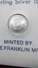 Franklin Jimmy Carter 10mm Sterling Silver Coin Exonumia photo 2