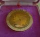 Medal Gold Coin World Decade For Cultural Development Song And Dance China 1988 Exonumia photo 4