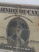 1923 Dominion Of Canada Two Dollar Note - Black Seal - M Series Canada photo 1