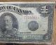 1923 Dominion Of Canada $1 Bank Note Campbell Clark Black Seal Canada photo 2