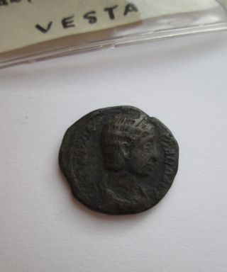Roman Empire Otacilia Wife Of Philip I 244 - 249 Ad Antoninianus Vesta Bronze Coin photo