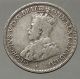 1926 Australia - Sixpence Antique Silver Coin King George V Coat - Of - Arms I57822 Pre-Decimal photo 1
