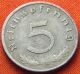 Ww2 German 1940 - A 5 Rp Reichspfennig 3rd Reich Zinc Nazi Coin (rl 1515) Germany photo 1