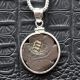 Authentic Pirate Shipwreck 1641 8 Maravedis Coin 925 Sterling Silver Necklace Coins: Medieval photo 1