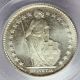 1946 - B Switzerland 1/2 Half Franc Silver Specimen Coin - Pcgs Sp 65 - Km 23 Europe photo 1