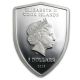 2013 Ferrari Shield Silver Coin - Hi - Gloss Enamel - With Australia & Oceania photo 1