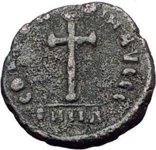 Honorius 404ad Rare Possibly Unpublished Ancient Roman Cross Coin I60830 photo