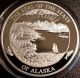 2009 Alaska 1 Oz 0.  999 Fine Silver Humpback Whale Medallion Exonumia photo 2