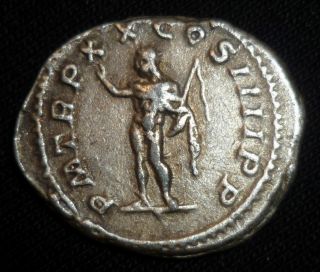 Roman Ancient Coin Silver Denarius Of Emperor Caracalla Circa 213 Ad - 4051 photo