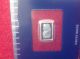 1 Gram Platinum Bar - Pamp Suisse - Fortuna - 999.  5 Fine In Assay Platinum photo 1