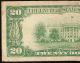 1934 $20 Bill Low Lgs Star Light Green Seal Note Currency Paper Money Fr 2054 - H Small Size Notes photo 4