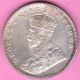 British India - 1919 - King George V - One Rupee - Rarest Silver Coin - 23 British photo 1