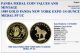 China 1989 Medal Panda 1/4 Oz Gold 18th York Expo Ngc Pf 69 Horse Exonumia photo 1
