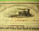 1853 Baltimore & Ohio Rail Road Co Stock Certificate.  Early Vignettes. Transportation photo 1