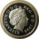 Elf Great Britain 1 Pound 1999 Silver Proof Scottish Lion Frosted Reverse UK (Great Britain) photo 1