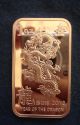 1 Troy Oz.  999 Fine Silver Bar / Year Of The Dragon /solid Silver Asia photo 4