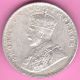 British India - 1919 - King George V - One Rupee - Rarest Silver Coin - 18 British photo 1