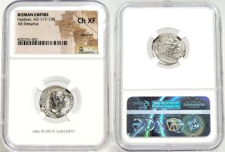 Hadrian Ngc Choice Xf Concordia Ancient Roman Empire Silver Denarius Coin photo