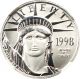 1998 Platinum Eagle $25 Ngc Ms69 - Statue Liberty 1/4 Oz Platinum photo 2