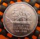 1988.  999 Fine Silver Bicentenary Medallion With Green Sleeve & Card 5 Exonumia photo 1