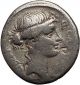 Roman Republic 55bc Rome Liberty & Vesta Temple Vote Ancient Silver Coin I57605 Coins: Ancient photo 1