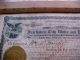 1905 Fairhaven City Water Power Washington Territory Stock Certificate 86 Stocks & Bonds, Scripophily photo 2