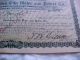 1905 Fairhaven City Water Power Washington Territory Stock Certificate 86 Stocks & Bonds, Scripophily photo 4