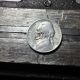 102 1943 Wartime Silver Hobo Nickel Skull Hand Carved Engraved Coin By Jam Exonumia photo 7