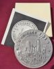 1871 - 1971 Chicago Fire Centennial Medallion.  999 Silver 4.  37 Troy Oz.  Box Paper Exonumia photo 1
