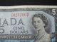 1954 $5 Dollar Bank Note Canada T/s0232907 Beattie - Rasminsky Modified Ef Grade Canada photo 5