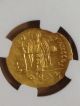 Byzantine Emp.  Maur.  Tiberius,  Ad 582 - 602 Av Solidus (4.  11g) 22 - Siliqua - Weight Issue Coins: Ancient photo 2