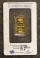 10 Gram Gold Bullion Bar - Pamp Suisse - 9999 Fine - W/assay Card - Gold photo 1