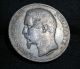 1852 - A Louis - Napoleon Bonaparte 5 Francs Silver Coin Europe photo 3