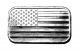 1 Troy Ounce.  999 Silver Bullion American Flag Bar Bu,  3 Jars 24k Gold Flakes Silver photo 1