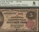 1882 $5 Dollar Bill Tradesmens National Bank Note Currency Paper Money F 467 Pmg Paper Money: US photo 3
