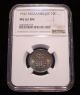 1942 Mozambique 10 Centavos,  Portuguese Issue,  Rare Ms62 Ngc,  Bu Grade Rare Other African Coins photo 1