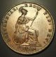 1855 Great Britain 1/2 Penny Half Penny photo 1